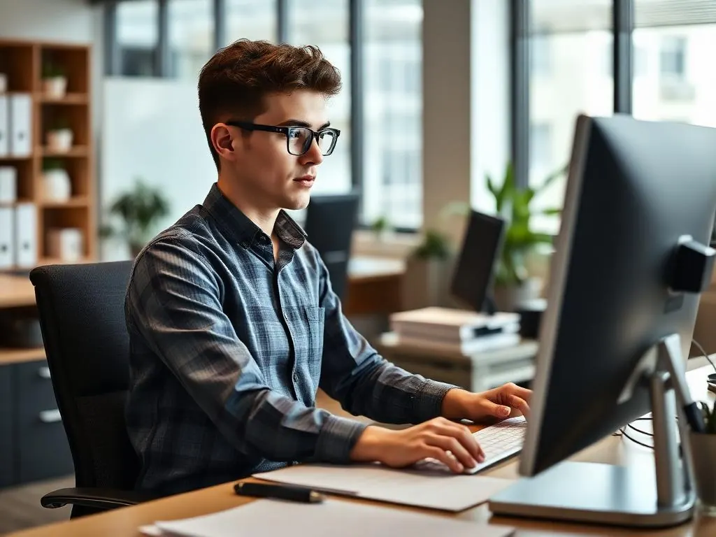 Professionnel de l'assurance au travail